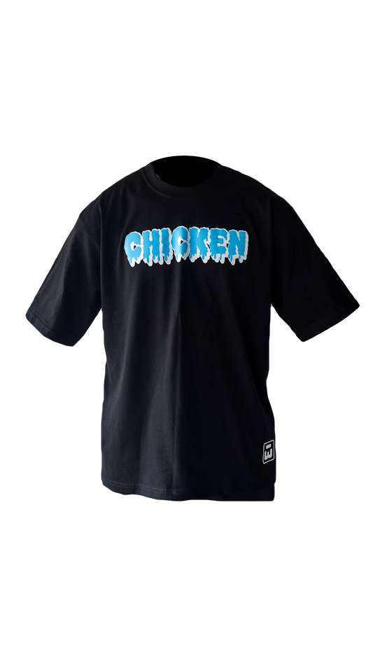 Camiseta ilustración pedal chicken de manga corta